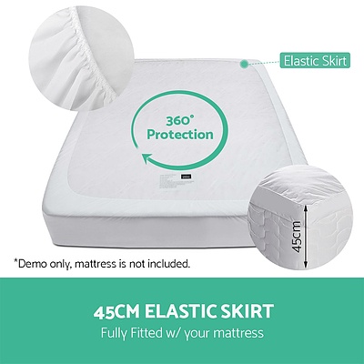 King Mattress Topper Goose Feather Down 1000GSM Pillowtop Topper - Brand New - Free Shipping