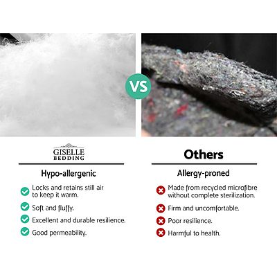 King Mattress Topper Pillowtop 1000GSM Microfibre Filling Protector - Brand New - Free Shipping