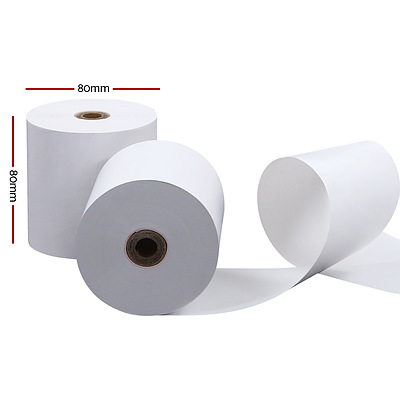 50 Bulk Thermal Paper Rolls 80x80 mm Cash Register Receipt Roll Eftpos