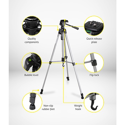 1.45M Professional Camera & Phone Tripod - Brand New - Free Shipping