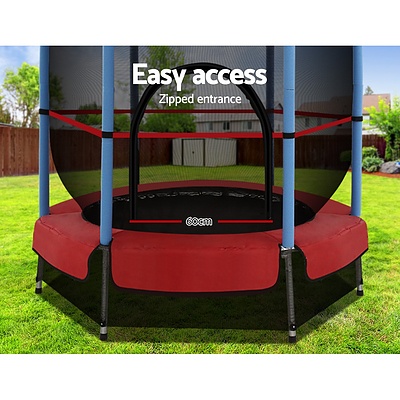 Everfit 4.5FT Trampoline Round Trampolines Kids Enclosure Outdoor Indoor Gift - Brand New - Free Shipping