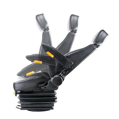 Adjustbale Tractor Seat with Suspension - Black - Brand New - Free Shipping