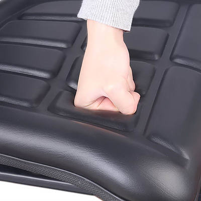 PU Leather Universal Tractor Seat Truck Adjustable Base - Black - Free Shipping