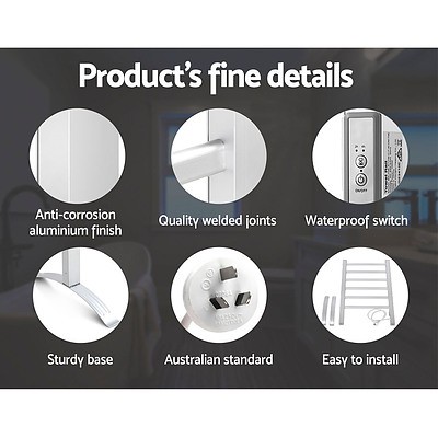 Electric Heated Towel Rail - Brand New - Free Shipping