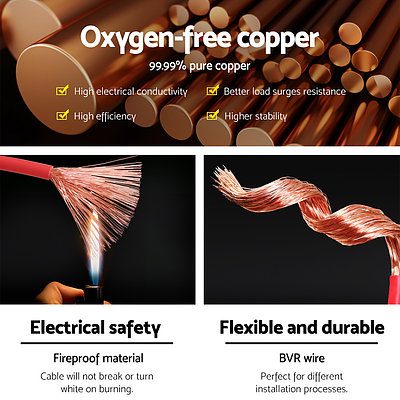 Twin Core Wire Electrical Automotive Cable 2 Sheath 450V 6MM 10M - Brand New - Free Shipping