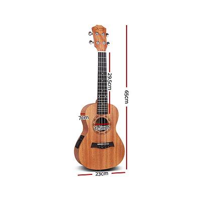 26 Inch Tenor Ukulele Electric Mahogany Ukeleles Uke Hawaii Guitar with EQ - Brand New - Free Shipping