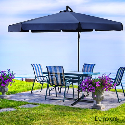 3M Outdoor Umbrella - Navy - Brand New - Free Shipping