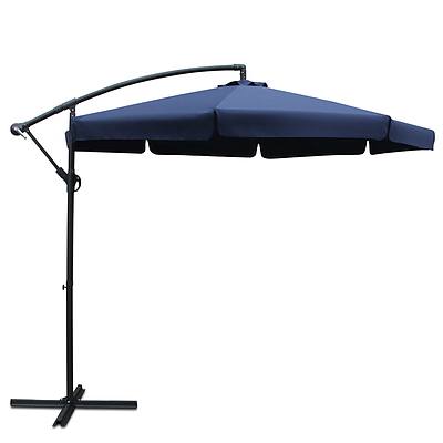 3M Outdoor Umbrella - Navy - Brand New - Free Shipping