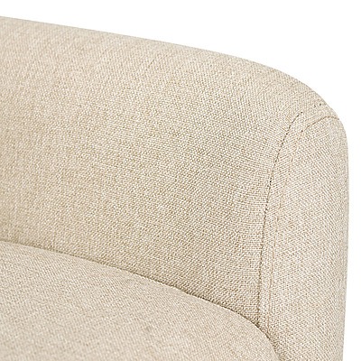 Fabric Dining Armchair - Beige - Brand New - Free Shipping
