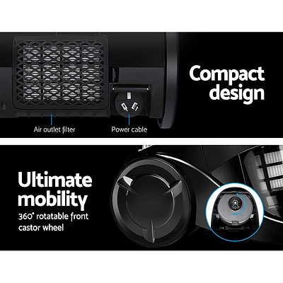 Vacuum Cleaner Bagless Cyclone Cyclonic Vac Home Office Car 2200W Black - Brand New - Free Shipping