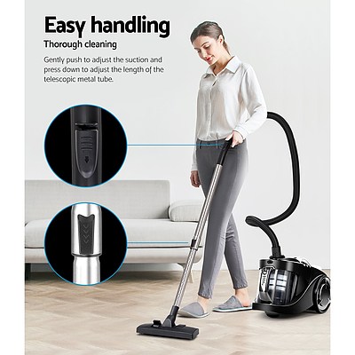 Vacuum Cleaner Bagless Cyclone Cyclonic Vac Home Office Car 2200W Black - Brand New - Free Shipping