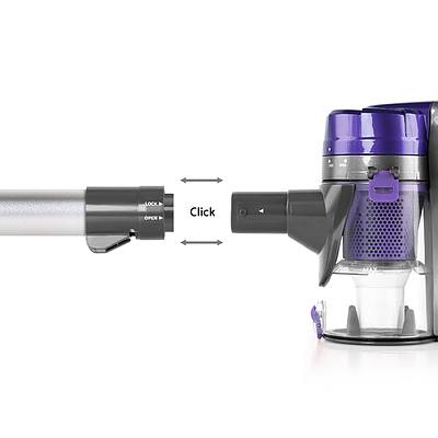 Corded Handheld Bagless Vacuum Cleaner - Purple and Silver - Free Shipping