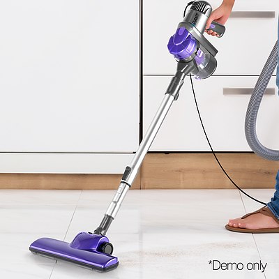 Corded Handheld Bagless Vacuum Cleaner - Purple and Silver - Free Shipping