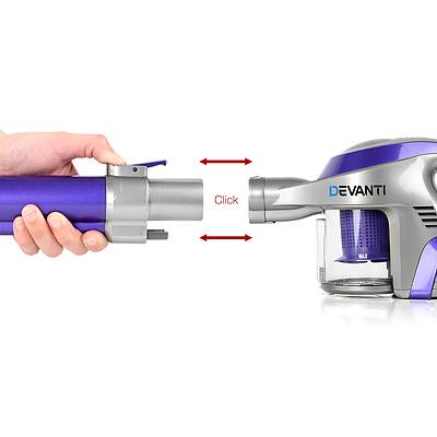 Cordless Stick Vacuum Cleaner - Purple & Grey - Brand New - Free Shipping