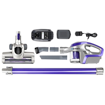 Cordless Stick Vacuum Cleaner - Purple & Grey - Brand New - Free Shipping