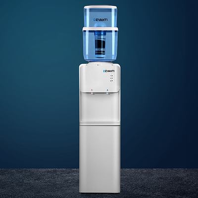 22L Water Cooler Dispenser Top Loading Hot Cold Taps Filter Purifier Bottle - Brand New - Free Shipping
