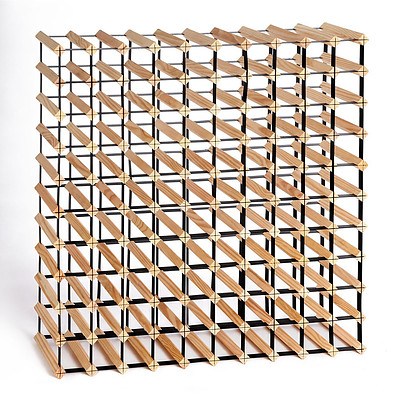 110 Bottle Timber Wine Rack - Free Shipping