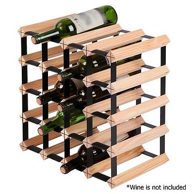 20 Bottle Timber Wine Rack - Free Shipping