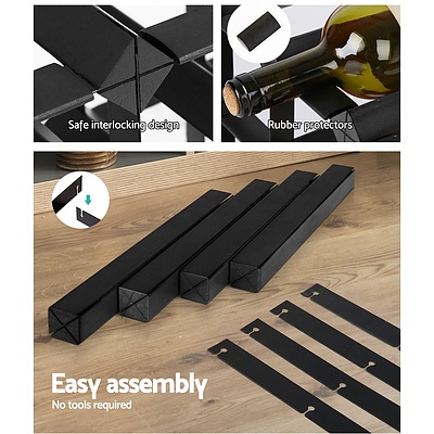 42 Bottle Timber Wine Rack - Brand New - Free Shipping