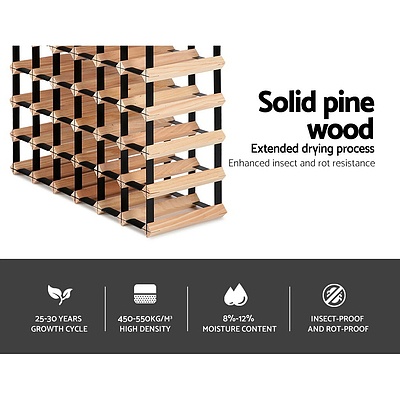 42 Bottle Timber Wine Rack - Brand New - Free Shipping