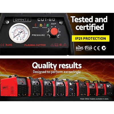 Plasma Cutter Inverter Welder Portable Gas Air DC HF Welding Machine 60A - Brand New - Free Shipping