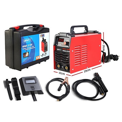 Portable MMA Inverter Welder Stick ARC DC Metal Welding Machine 250Amp