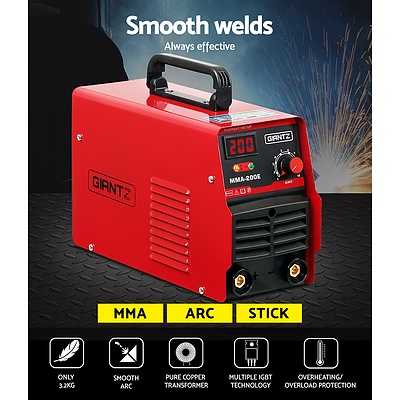 200 Amp Inverter Welder MMA ARC DC IGBT Welding Machine Stick Portable - Brand New - Free Shipping