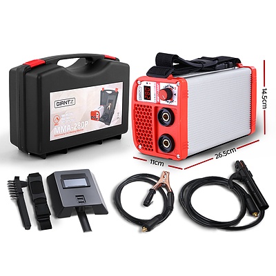 Portable 280A Inverter Welder DC MMA ARC Metal Stick Welding Machine IGBT