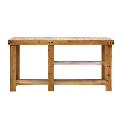 Bamboo Shoe Rack Bench - Brand New - Free Shipping