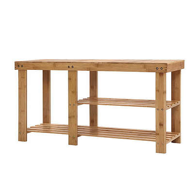 Bamboo Shoe Rack Bench - Brand New - Free Shipping