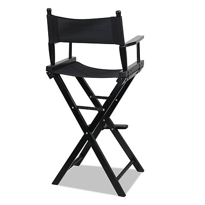 Tall Director Chair - Black - Free Shipping
