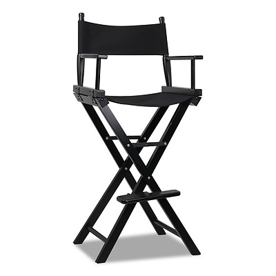 Tall Director Chair - Black - Free Shipping