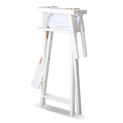 Tall Director Chair - White - Free Shipping