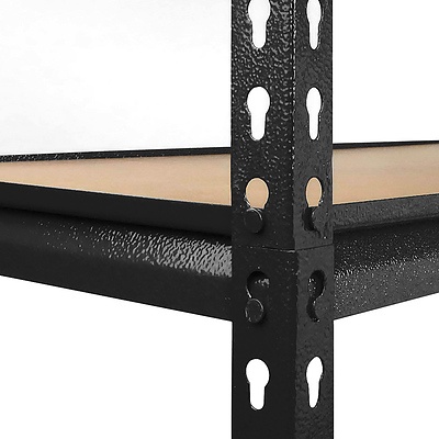 Giantz 5 Tier Shelving Unit - Black - Free Shipping