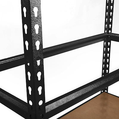 Giantz 5 Tier Shelving Unit - Black - Free Shipping