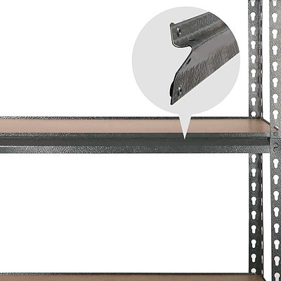 Giantz 5 Tier Shelving Unit - Chacoal - Free Shipping