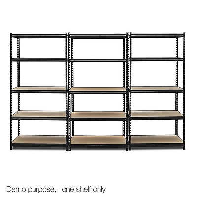Giantz 5 Tier Shelving Unit - Chacoal - Free Shipping