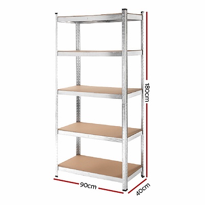 0.9M Warehouse Shelving Racking Storage Garage Steel Metal Shelves Rack - Brand New - Free Shipping