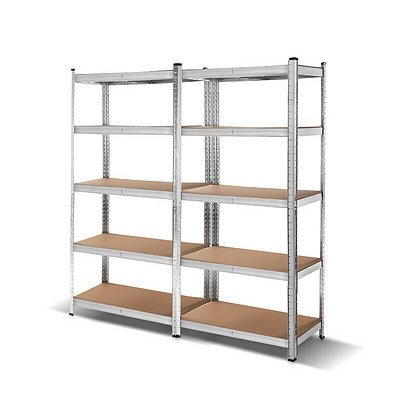2x0.9M Warehouse Shelving Racking Storage Garage Steel Metal Shelves Rack - Brand New - Free Shipping