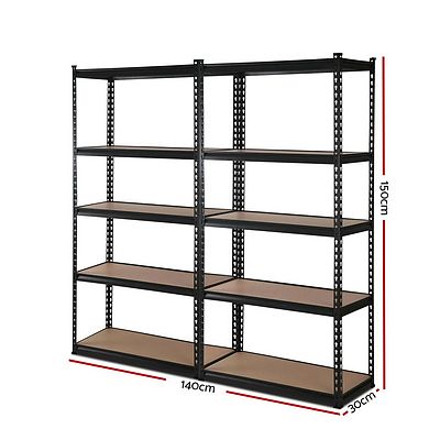 2x0.7M Warehouse Shelving Racking Storage Garage Steel Metal Shelves Rack - Brand New - Free Shipping