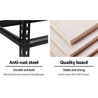 2x0.7M Warehouse Shelving Racking Storage Garage Steel Metal Shelves Rack - Brand New - Free Shipping