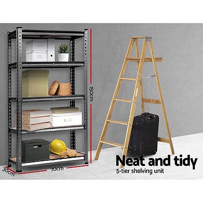 0.7M Metal Steel Warehouse Shelving Racking Garage Storage Shelves Racks - Brand New - Free Shipping