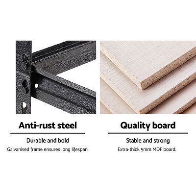 0.7M Metal Steel Warehouse Shelving Racking Garage Storage Shelves Racks - Brand New - Free Shipping