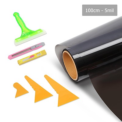 5% 30M Car Home Film Black Window Tinting Kit - Free Shipping