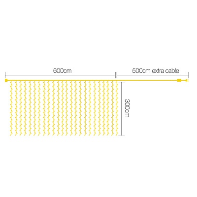 Christmas LED Curtain Lights - Free Shipping