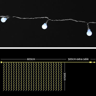 Christmas LED Curtain Lights - Brand New - Free Shipping