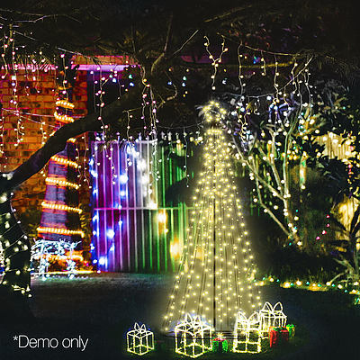 Jingle Jollys 3M LED Christmas Tree Lights 330pc LED Warm White - Free Shipping