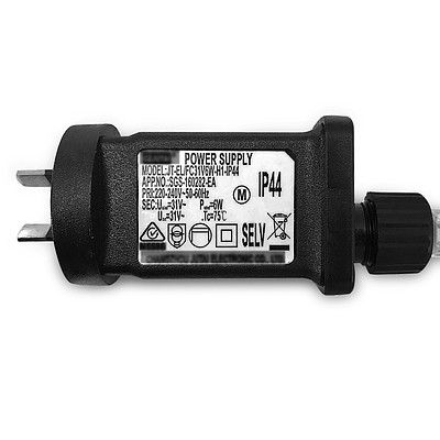 Jingle Jollys Christmas Snowflake Festoon String Lights 50LED Warm White - Free Shipping