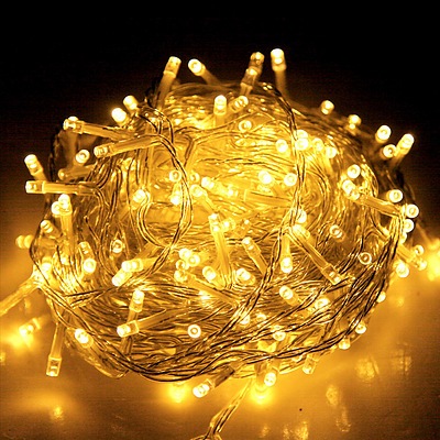 Christmas LED String Lights - Warm Yellow - Brand New - Free Shipping