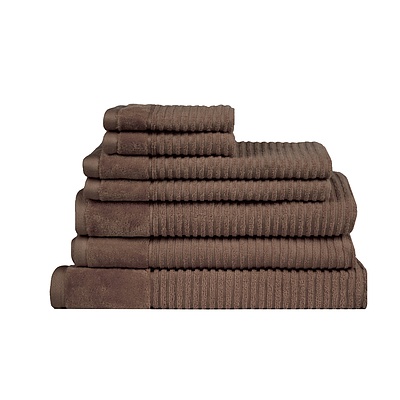 Royal Excellency 600GSM 7PC Bath Linen Set - Mocha - Free Shipping - RRP: $158.65